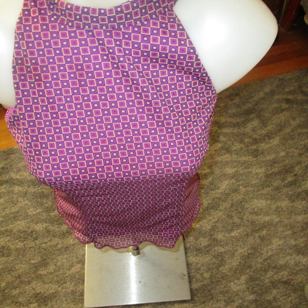 new without tags tristand & Iseut s/p purple/pink sleeveless top fancy neck